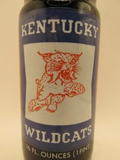 KENTUCKY WILDCATS - RC Royal Crown Bottle  - 1974 picture