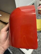 Vintage Red swril Bakelite Catalin Piece 342 Gram picture
