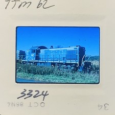 Original 35mm Slide #62 Locomotive Train Railroad Railfan 1986 Color Vintage picture