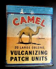 Vintage Camel Box of Vulcanizing Patch Units 20 Large Oblong  NO. 13X RARE NOS picture