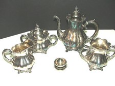 Antique/Vintage Meriden Silver Plate Co. Quadrupleplate 4 pc. tea service set picture
