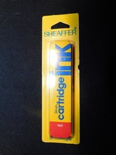 “Vintage 1970's/80s Sheaffer Skrip Red Ink Cartridges – New Old Stock” picture