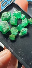 27.70 Carats Natural Emerald rough lot faceted grade from Swat Pakistan picture