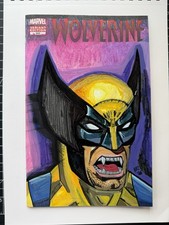 Marvel Wolverine #300 sketch comic cover Acrylic Colored Pencil Copic Art picture