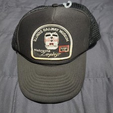 Vintage Illinois Railway Museum Hat Nebraska Zephyr Train  picture