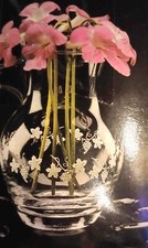 Stylesetter St. Paulo Bud Vase 4” Glass Style Setter Hand Blown Floral ~Vintage~ picture