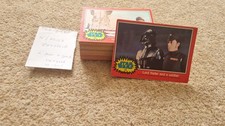 STAR WARS VINTAGE TOPPS 1977 UK RED (A) Cards  Full Set Ex / NM picture