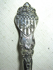 Vintage Woodmen Circle Sterling Silver Coffee Spoon picture