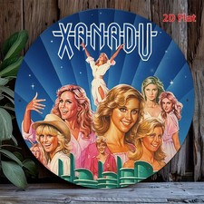 Xanadu Movie Poster Olivia Newton John Tin Metal Signs Home Décor 8x8 picture