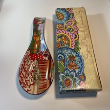 Creaciones Gavi Granada Spain Ceramic Spoon Rest Hand Painted Flamenco picture