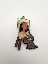 Disney Loungefly Princess Sidekicks Enamel Pin - Meeko Painting Pocahontas picture