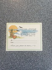 Antique Harvest Halloween Invitation Rare Ephemera picture