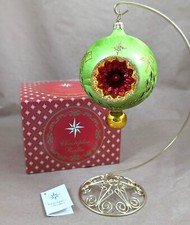 2002 CHRISTOPHER RADKO ICE BALL BEAUTY GREEN & GOLD 5