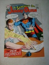 JIMMY OLSEN #129 comic ART original cover proof 1970 SUPERMAN PAL prophecy DC picture