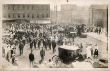c1915 HUGE EVENT MORSE DOVER NH POOL BOWLING BUSY RPPC Photo Postcard COPY picture