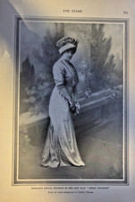 1911 Vintage Illustration Actress Margaret Anglin Starring in Green Stockings picture