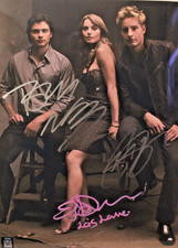 Signed 8.5x11, Photo - Smallville - Series, Tom Welling, Erica Durance + COA picture