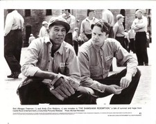 The Shawshank Redemption Freeman And Robbins Castle Rock B&W 4x6 Picture Celebr picture