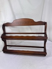 Vtg 2 Tier Wooden