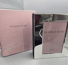 Vintage Victoria’s Secret Silver Plated Photo Album Frame 4x6 Pink Velvet Box picture