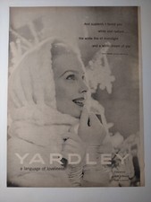 Yardley Rupert Brooke Language of Loveliness Vintage 1950s Print Ad picture