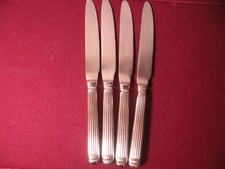 4 Dinner Knives Washington Forge Athens 18/8 Glossy Stainless Knife 8 5/8