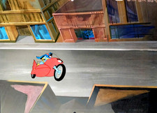 1968 THE ADVENTURES OF BATMAN Hand Painted Animation Production Cel - BATGIRL picture