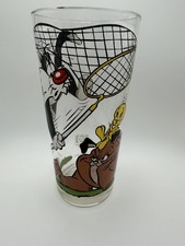VTG 1976 Pepsi Glass Collectors Warner Bros Looney Tunes SYLVESTER TWEETY HECTOR picture