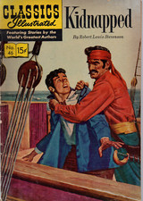 Classics Illustrated Kidnapped By Robert Louis Stevenson T945 #44 Very Good picture