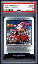 DRAGON BALL SUPER CARD GAME FUSION WORLD MANGA BOOSTER 02 ENERGY MARKER PSA 10 picture