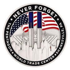 PinMart's September 11th 25th Anniversary 3D Challenge Coin picture