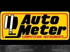 AUTO METER Competition Instruments - Original Vintage Racing Decal/Sticker 7.75” picture