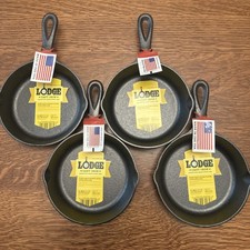 Lodge 6-1/2 Inch Cast Iron Pre-Seasoned Skillet – Signature Teardrop Handle - picture
