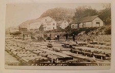 Vintage Scarce Reeds Landing RailRoad Depot picture