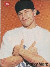 Marky Mark Wahlberg teen pinup clipping 90's crossed arms 16 mag arms black hat picture