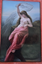 BERLIN KPM PORCELAIN PLAQUE OF LORELEI CIRCA 1900   picture