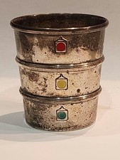 Vintage Gorham 925 Sterling Silver 354 Stoplight Bar Cocktail Jigger picture