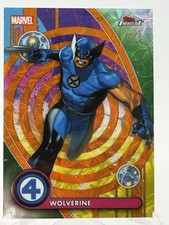 2026 Topps Finest Fantastic Four Wolverine NZR #NZ-100 Orange Kaleidoscope 21/25 picture