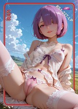 Ram Re:Zero Custom Sexy Anime Waifu Trading Card Standard picture