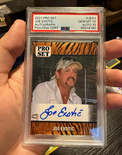 Pro Set 2021 Joe Exotic Autograph Card JEA1 PSA 10 PSA/DNA Cert 85014180 picture