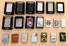 Lpt Of 20 Zippo Lighters, New, Used, and Vintage picture