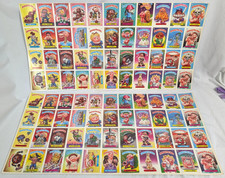 1986 Garbage Pail Kids OS4 Series 4 UNCUT SHEETS a & b Set OAK KAY Checklist GPK picture