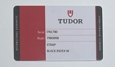Tudor Heritage Black Bay Guarantee Certificate Warranty Model 79830RB I Serial picture
