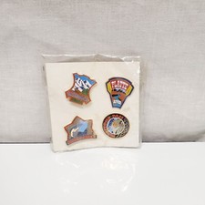 Lot of 4 Montana Enamel Lapel Pins Flint Creek Sliderock Platte River Pipestone picture