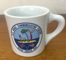 VTG US Naval Communication Station Diego Garcia Biot Coffee Mug Military Base picture
