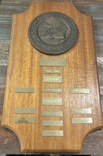 U.S. Naval Submarine Base, New London Brass Plaque Nuclear Vintage Rare 6” Brass picture