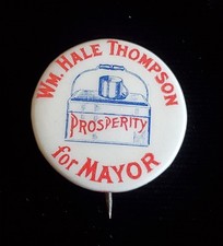 Antique 1914 Chicago Mayor William H Thompson 1