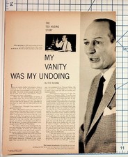 1958 Ted Husing Story Article Radio Sportscaster Bing Crosby Desi Arnaz My picture