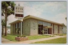 Bank of Milton, Church Street, Milton WV West Virginia Postcard 1960s Unposted picture