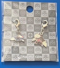 Pokemon Excadrill Center Metal Charm Drilbur Dredrew Charms Set of 2 picture